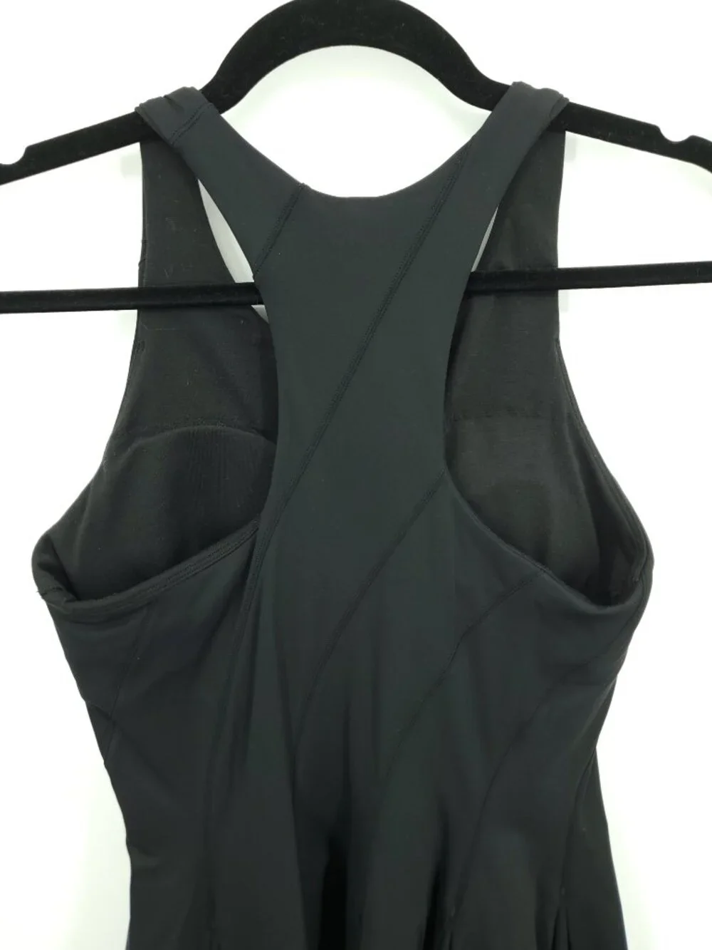 Lululemon Court Crush Tennis Dress 8 Black